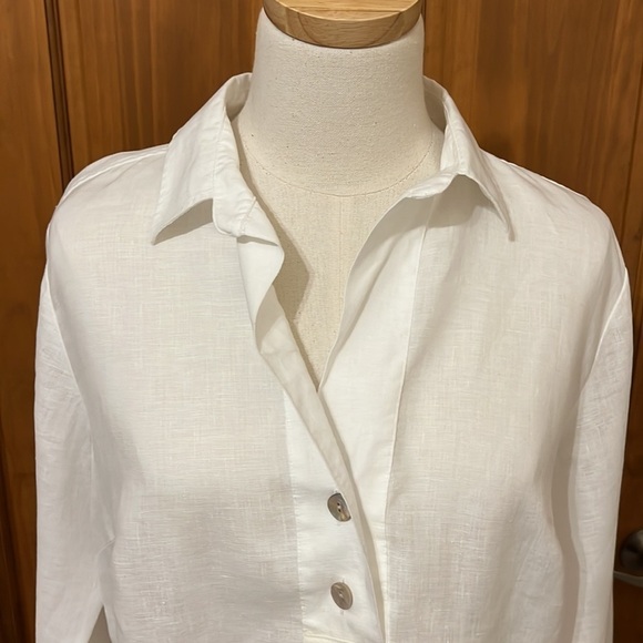 NWT Hinson Wu Luxe Linen Size 8 White - Picture 2 of 5